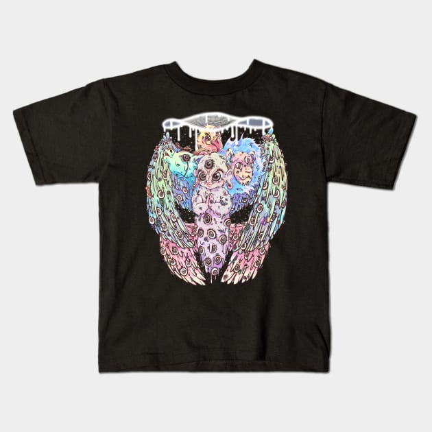 Pastel Cherub Kids T-Shirt by MedussaSolar